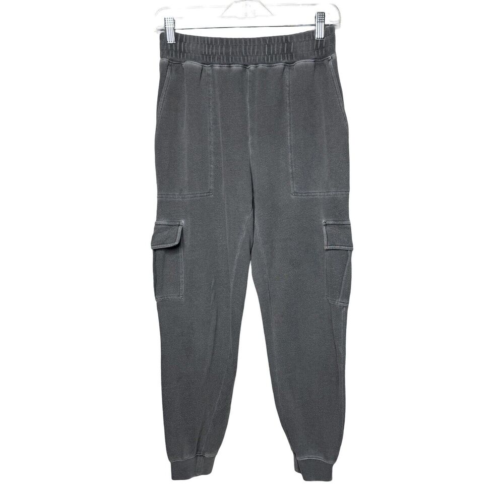 Rails Pants Womens Small Vintage Black Gray Dawson Cargo Sweatpants Loungewear